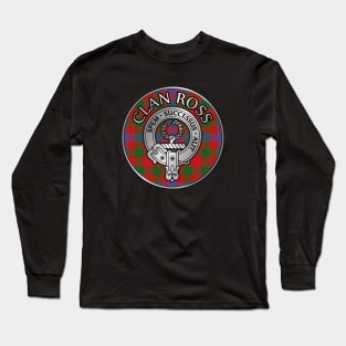 Clan Ross Crest & Tartan Long Sleeve T-Shirt